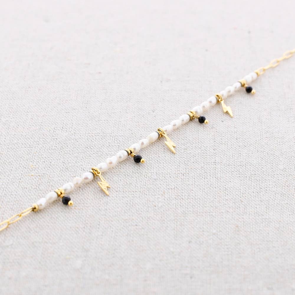 Gargantilla Acero Perlas